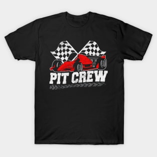 Pit Crew Car Racing T-Shirt